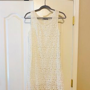 White lace dress